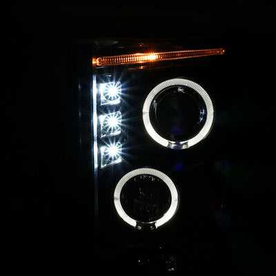 Spec-D 08-10 F250 F350 F450 Super Duty Headlights Black/Smoked