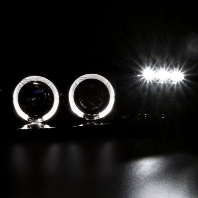 Spec-D 94-98 Ford Mustang Projector Headlights Black/Smoked