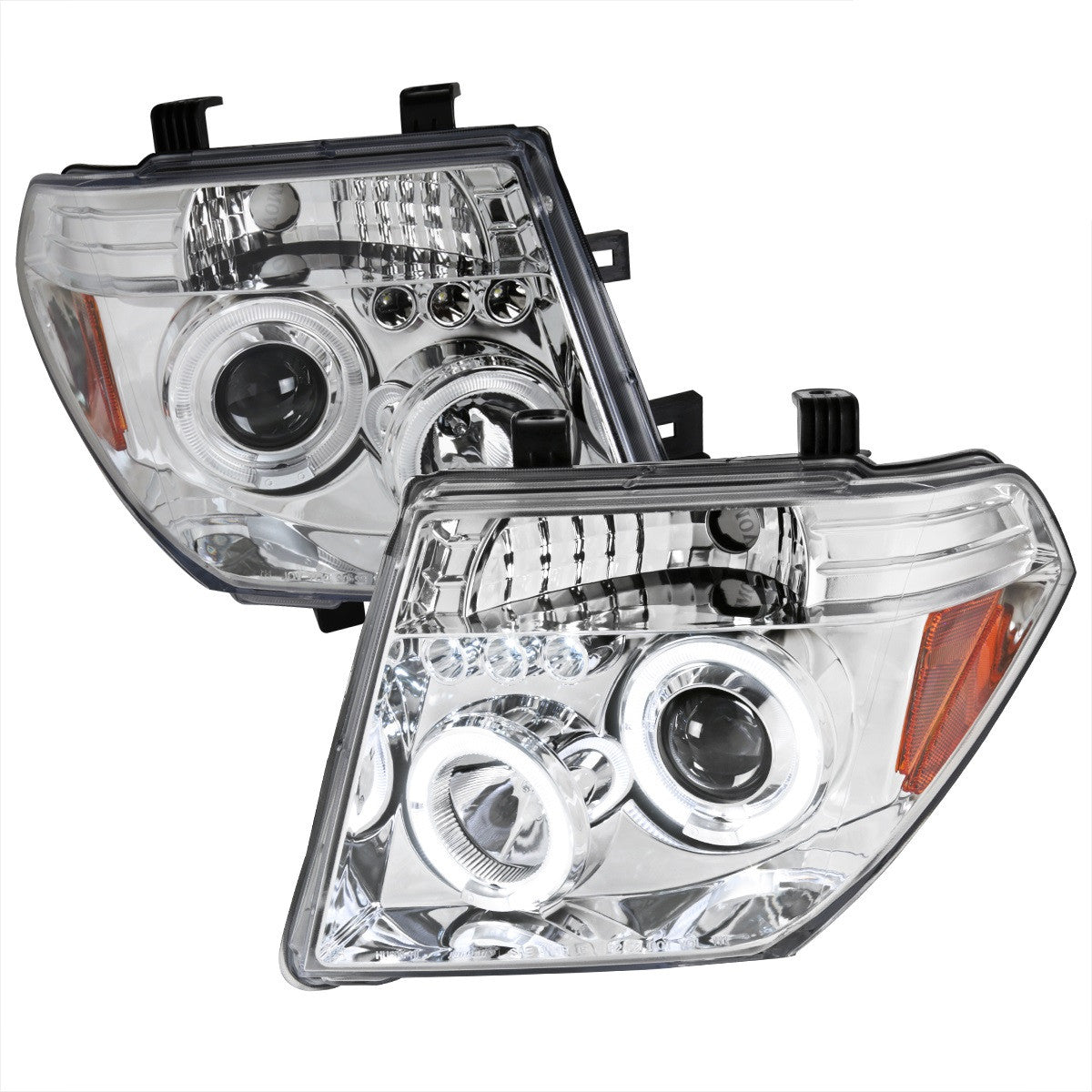Spec-D 05-08 Frontier Pathfinder Projector Headlights Chrome