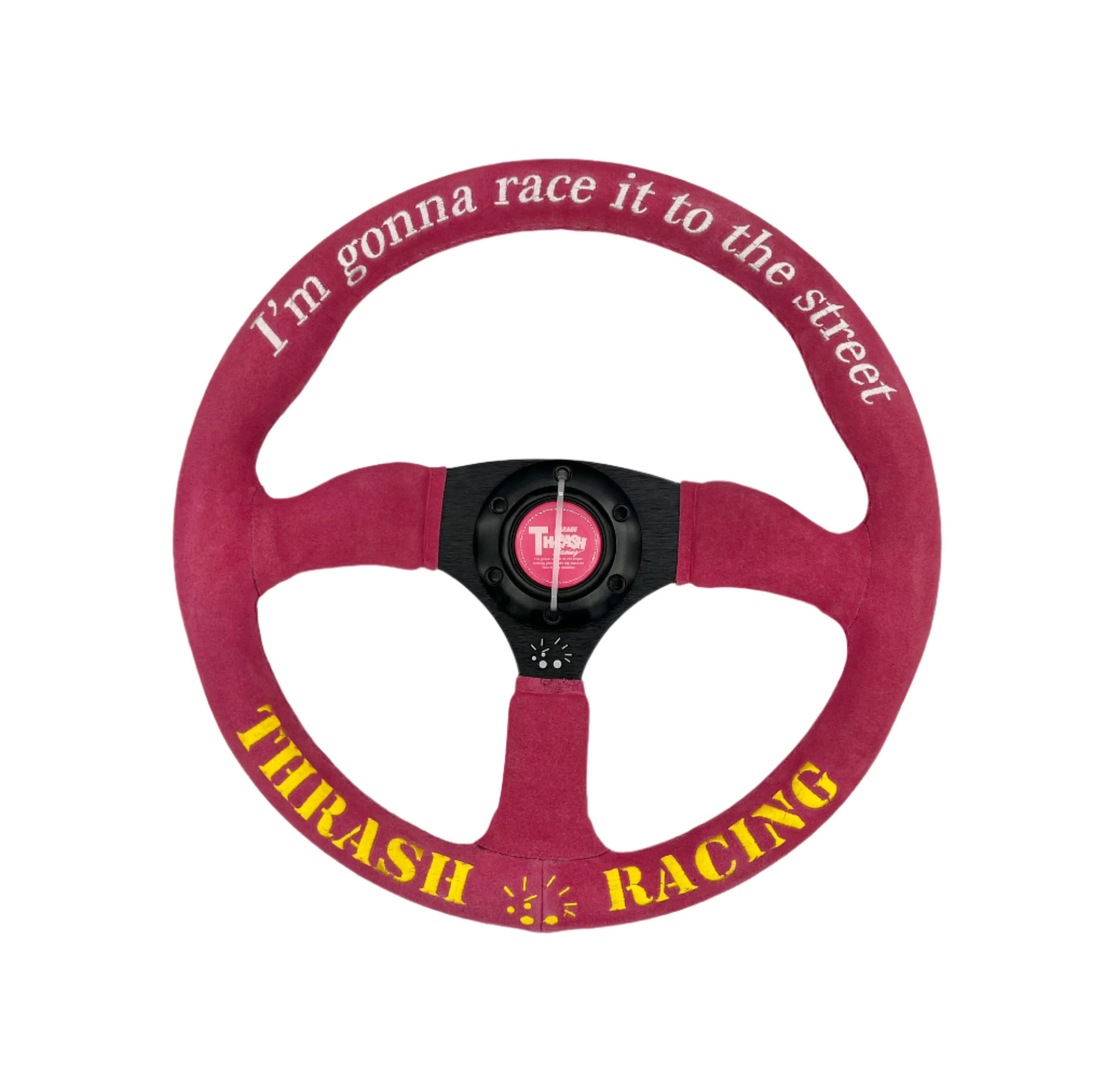 2nd Option Racing Thrash Racing Pink Steering Wheel
