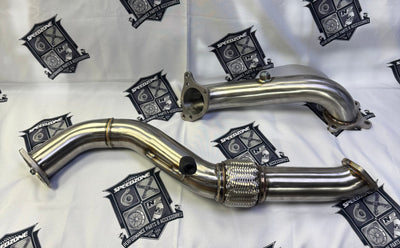 SPDZ1 2.5″ Catless Downpipe+Front Pipe For Honda Civic 1.5t Turbo EX LX SI 2016-2022