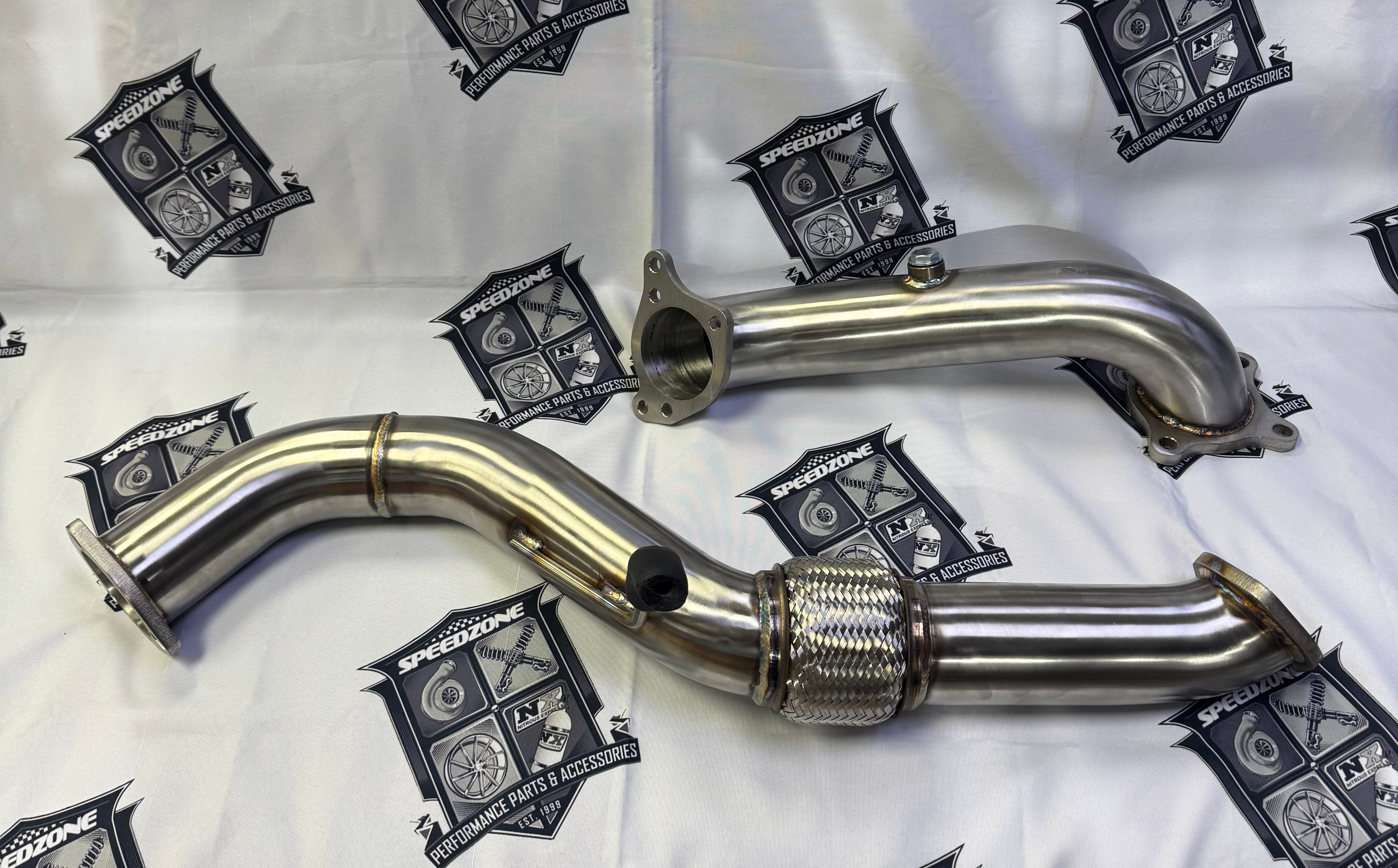 SPDZ1 2.5″ Catless Downpipe+Front Pipe For Honda Civic 1.5t Turbo EX LX SI 2016-2022