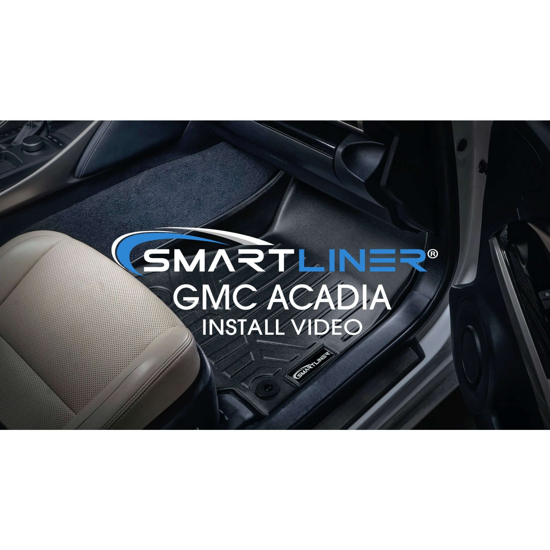 SMARTLINER Floor Liners for 2017-2023 GMC Acadia (6 Passenger)