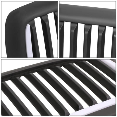 02-05 Dodge Ram Vertical Fence Style LED DRL Grille - Matte Black