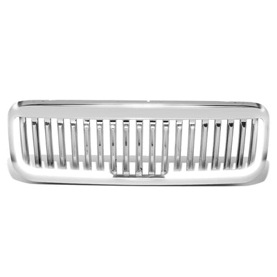 99-04 Ford F-250 F-350 F-450 F-550 Vertical Fence Style LED DRL Grille