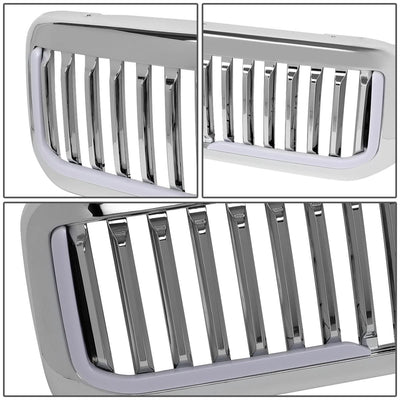 99-04 Ford F-250 F-350 F-450 F-550 Vertical Fence Style LED DRL Grille