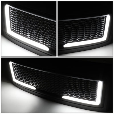 2008-2010 Ford F-250 F-350 F-450 F-550 Honeycomb Mesh Grille w/ LED DRL