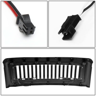 08-10 Ford F-250 F-350 F-450 F-550 Vertical Fence LED DRL Grille