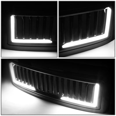 08-10 Ford F-250 F-350 F-450 F-550 Vertical Fence LED DRL Grille