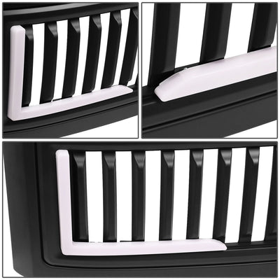 2008-2010 Ford F-250/F-350/F-450/F-550 Vertical Fence Style LED DRL Grille