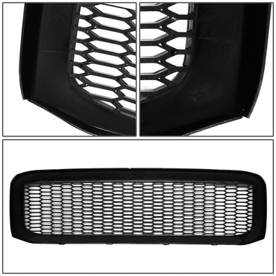 99-04 Ford F-250 F-350 F-450 F-550 Honeycomb Mesh Front Grille - Black