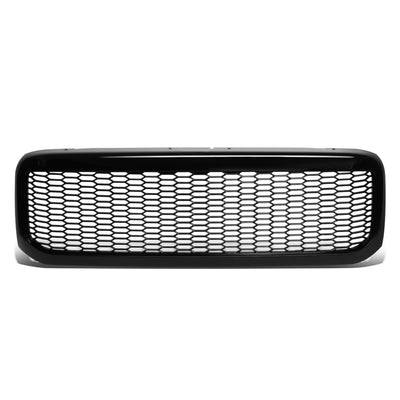 99-04 Ford F-250 F-350 F-450 F-550 Honeycomb Mesh Front Grille - Black