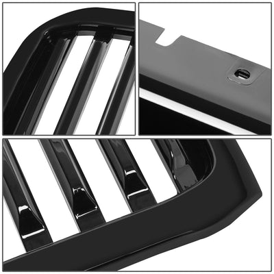 99-04 Ford F-250 F-350 F-450 F-550 Vertical Fence Style Grille - Black