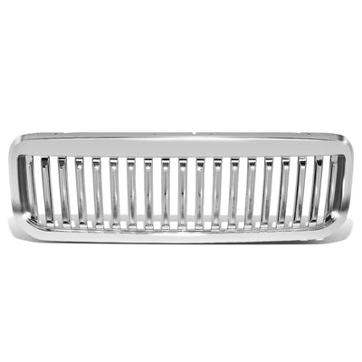 99-04 Ford F-250 F-350 F-450 F-550 Vertical Fence Style Chrome Grille
