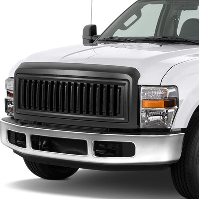 2008-2010 Ford F-250 F-350 F-450 F-550 Vertical Fence Grille Matte Black