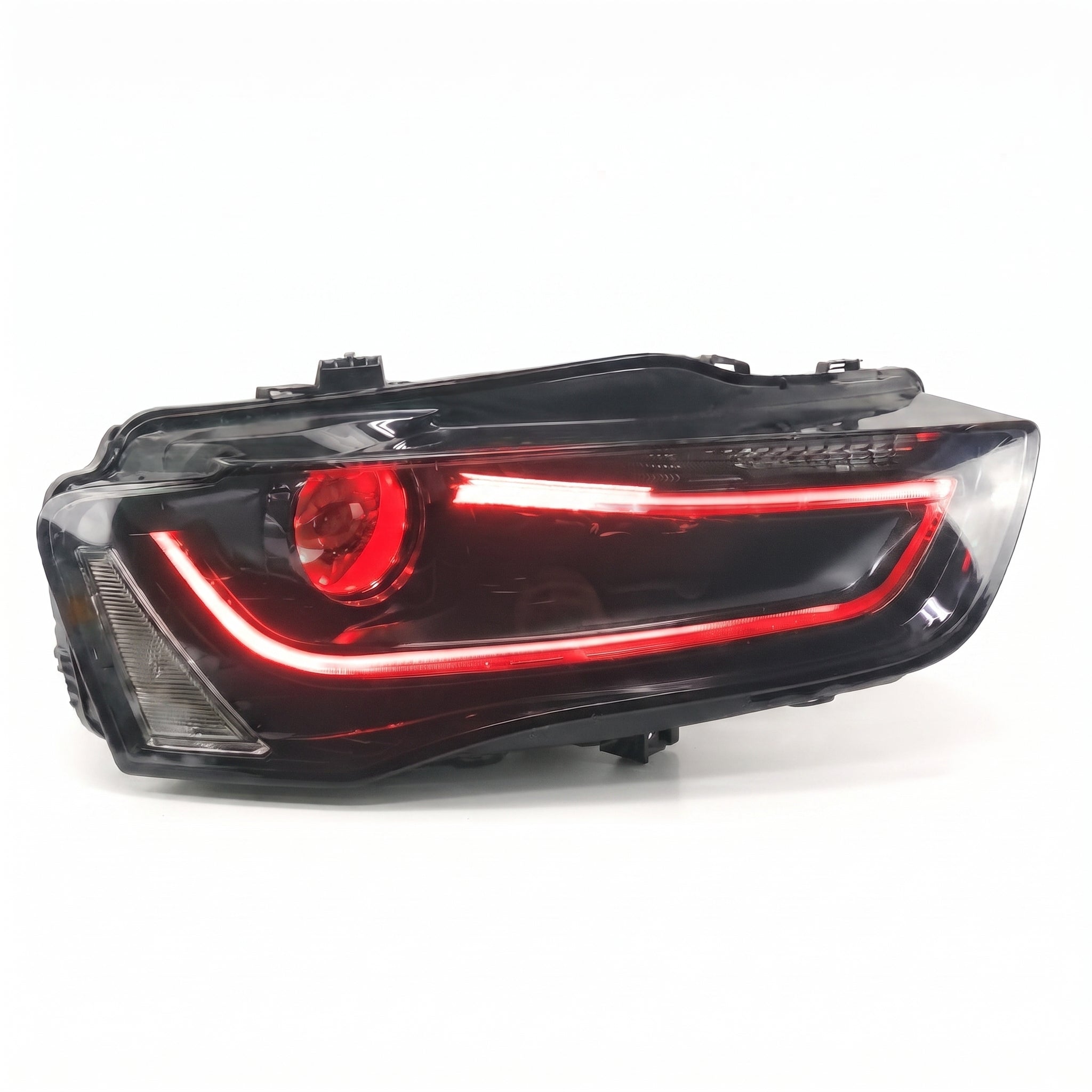 Audi B8 / B8.5 Custom RGB Headlights – App-Controlled DRL & Demon Eye