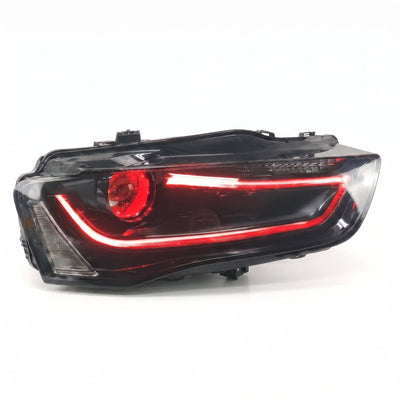 Audi B8 / B8.5 Custom RGB Headlights – App-Controlled DRL & Demon Eye
