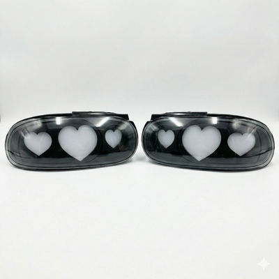 NTXGlow Diffused Heart Tail Lights (1990-1997 Na Mazda Miata)