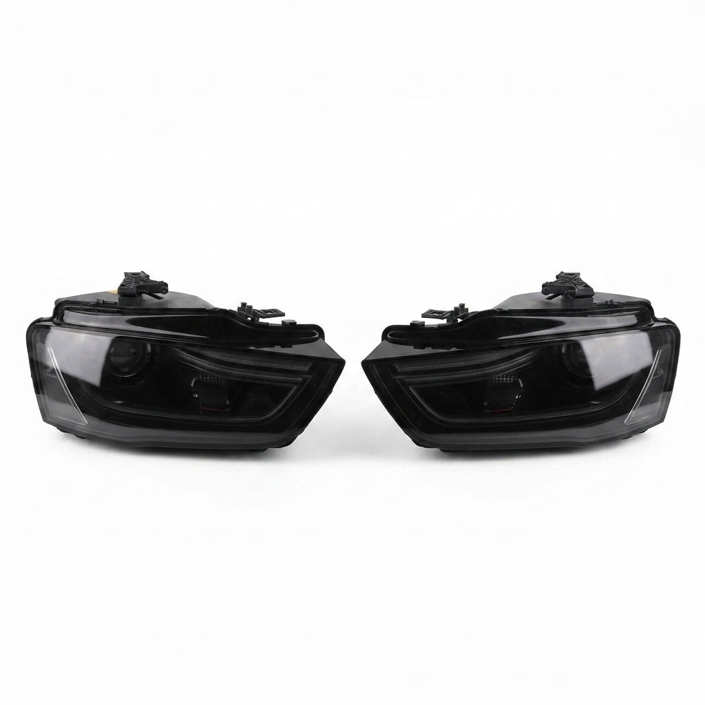 Audi B8 / B8.5 Custom RGB Headlights – App-Controlled DRL & Demon Eye