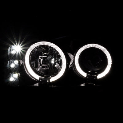 Spec-D 00-06 GMC Yukon Denali Headlights Halo Projector Smoked