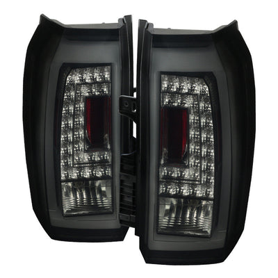Spec-D 15-20 GMC Yukon Denali SLE/SLT Black Tail Lights Smoked Lens