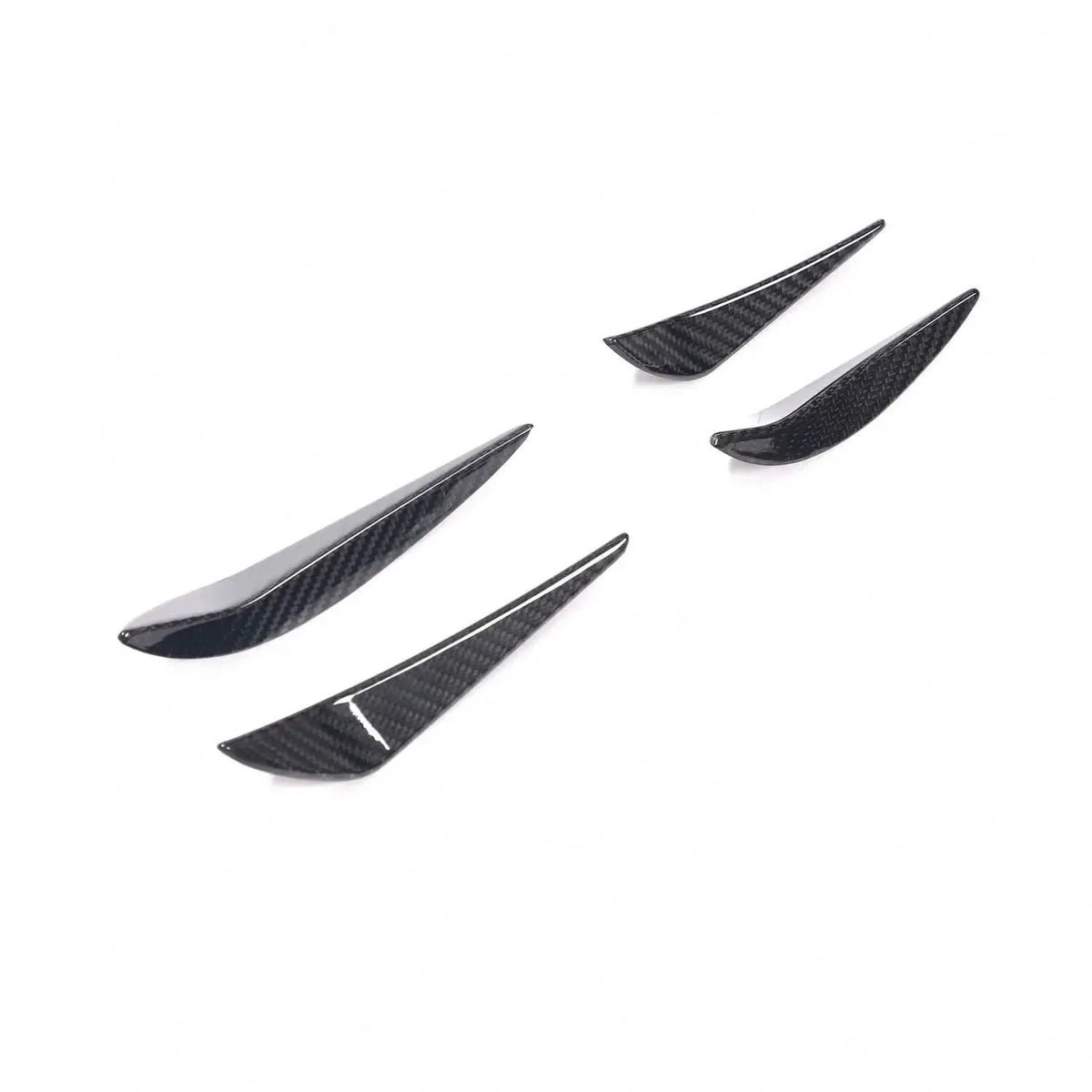 Carbon Fiber Front Bumper Canards (3-Piece Set) – BMW G80 M3 & G82 M4 Coupe (2021–Present)
