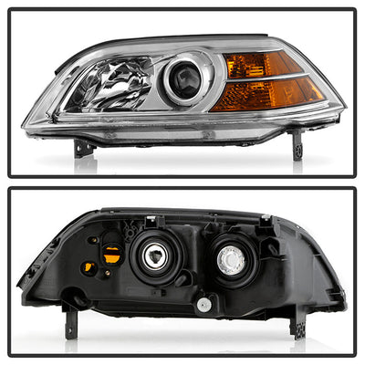 SPYDER Xtune Acura Mdx 2004-2006 Crystal Headlights Chrome HD-JH-AMDX04-AM-C 9026201