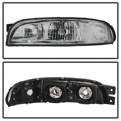 SPYDER xTune Buick LeSabre 1997-1999 OEM Style Headlights - Chrome HD-JH-BLE97-AM-C 9035074