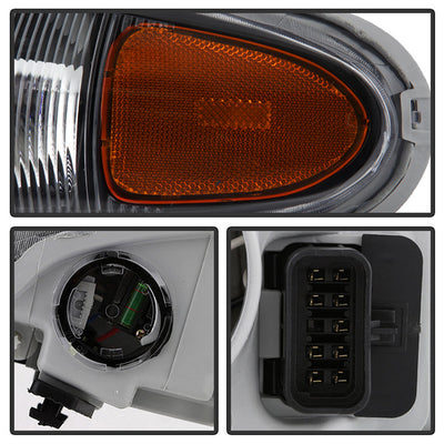 SPYDER Xtune Buick Century 97-05 Regal 97-04 Crystal Headlights Black HD-JH-BUCEN97-AM-BK 9025235
