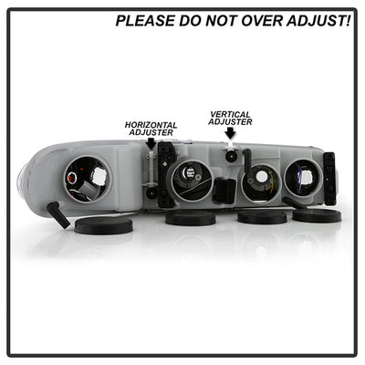 SPYDER Xtune Buick Century 97-05 Regal 97-04 Crystal Headlights Black HD-JH-BUCEN97-AM-BK 9025235