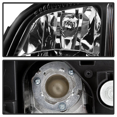 SPYDER Xtune Cadillac Deville 2000-2005 Crystal Headlights Black HD-JH-CADDEV00-AM-BK 5079824