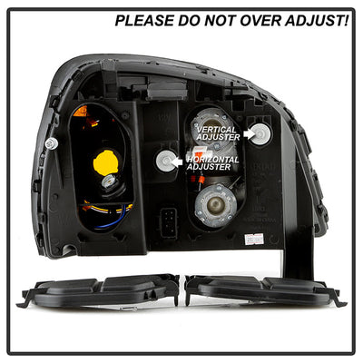 SPYDER Xtune Cadillac Deville 2000-2005 Crystal Headlights Black HD-JH-CADDEV00-AM-BK 5079824