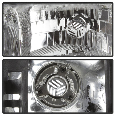 SPYDER xTune 97-99 Cadillac Deville 4pc OEM Style Headlights w/Corner Light - Chrome (HD-JH-CADDEV97-SET-C) 9039003
