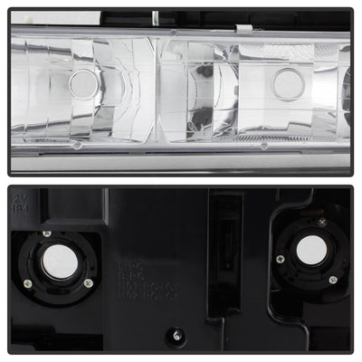 SPYDER Xtune Chevy Suburban 94-98 Headlights w/ Corner & Parking Lights 8pcs Chrome HD-JH-CCK88-AM-C-SET 5069535