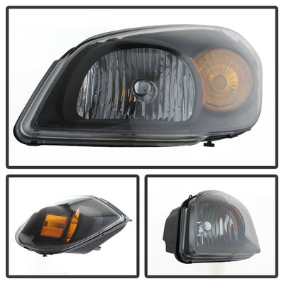SPYDER Xtune Chevy Cobalt 05-10 Crystal Headlights Black HD-JH-CCOB05-AM-BK 5079794