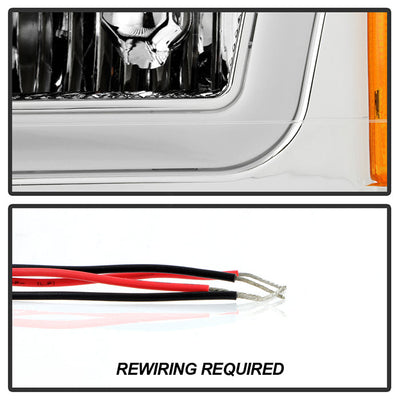 SPYDER xTune 04-12 Chevy Colorado Light Bar Headlights w/Bumper Lights - Chrome (HD-JH-CCOL04-LB-C) 9050619