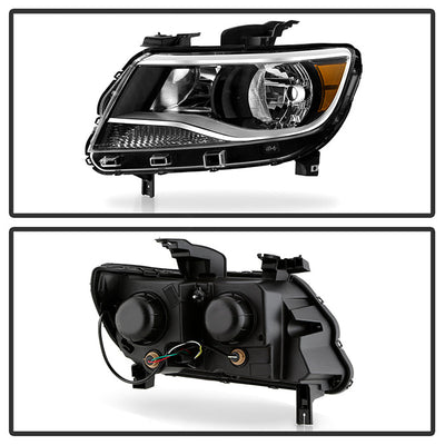 SPYDER xTune 15-17 Chevy Colorado (Halogen Models Only) Driver Side Headlights OEM Left (HD-JH-CCOL15-OE-L) 9040535