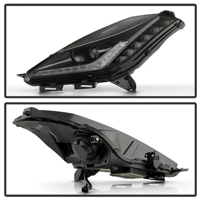 SPYDER xTune 14-18 Chevy Corvette Xenon HID LED DRL Headlight - OE Left (HD-JH-CCORV14-HID-OE-L) 9960161