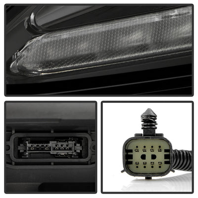 SPYDER xTune 14-18 Chevy Corvette Xenon HID LED DRL Headlight - OE Left (HD-JH-CCORV14-HID-OE-L) 9960161