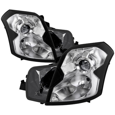 SPYDER Xtune Cadillac Cts 03-07 Crystal Headlights Halogen Model Only Chrome HD-JH-CCTS03-C 9023804