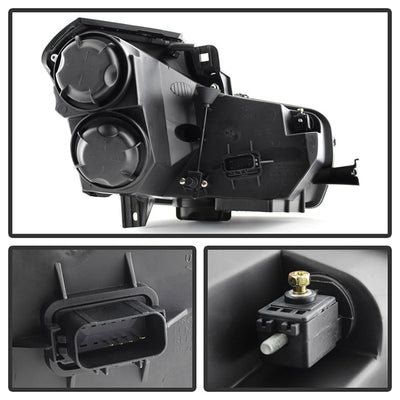 SPYDER Xtune Cadillac Cts 03-07 Crystal Headlights Halogen Model Only Chrome HD-JH-CCTS03-C 9023804