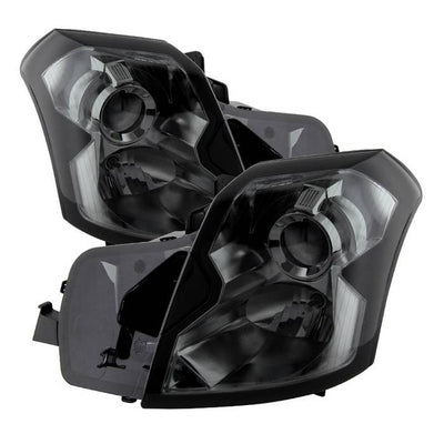 SPYDER Xtune Cadillac Cts 03-07 Crystal Headlights Halogen Model Only Smoke HD-JH-CCTS03-SM 9023811
