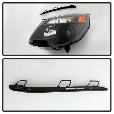 SPYDER xTune 10-13 Chevrolet Equinox LTZ OEM Style Halogen Headlights - Black (HD-JH-CEQ10-AM-BK) 9037801