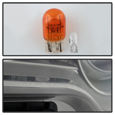SPYDER xTune 10-13 Chevrolet Equinox LTZ OEM Style Halogen Headlights - Chrome (HD-JH-CEQ10-OE-AM-C) 9037818