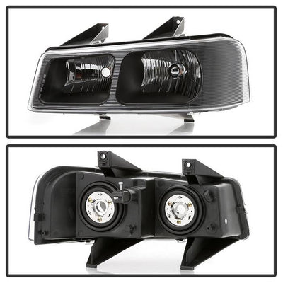 SPYDER xTune 03-17 Chevrolet Express 1500 OEM Style Headlights - Black (HD-JH-CEX03-OE-BK) 9042485