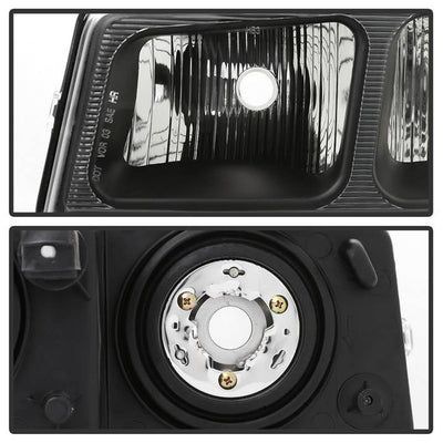 SPYDER xTune 03-17 Chevrolet Express 1500 OEM Style Headlights - Black (HD-JH-CEX03-OE-BK) 9042485