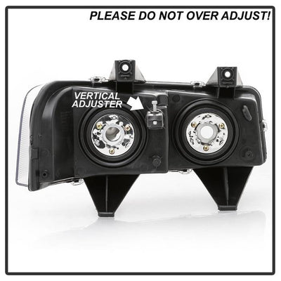 SPYDER xTune 03-17 Chevrolet Express 1500 OEM Style Headlights - Black (HD-JH-CEX03-OE-BK) 9042485