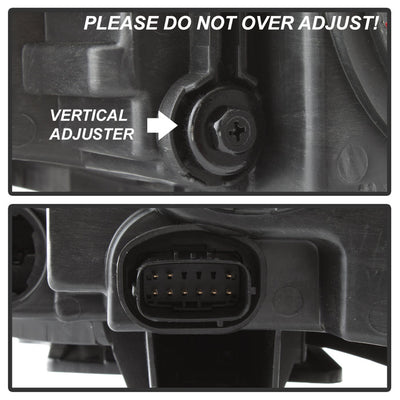 SPYDER xTune 11-14 Chrysler 300 Passenger Side Halogen Headlight w/Bezel - OEM Left (HD-JH-CHR30011-OEBK-R) 9037832