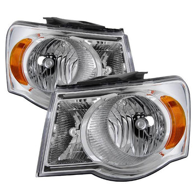 SPYDER xTune 07-09 Chrysler Aspen OEM Style Headlights - Chrome (HD-JH-CHRASP07-AM-C) 9037870