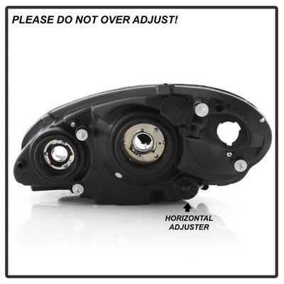 SPYDER Xtune Chrysler Pt Cruiser 06-10 Halogen Only Headlights -Black HD-JH-CHRPT06-AM-BK 9026256